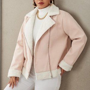 pink jacket size 22